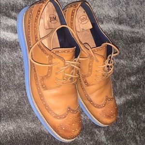 Cole Haan Lunargrand British Tan Blue 12 🎃 Rare
